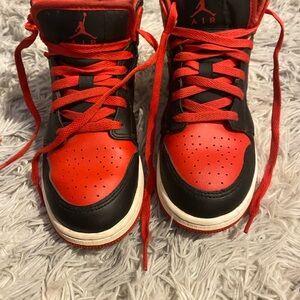 Jordan Red and Black High-Tops